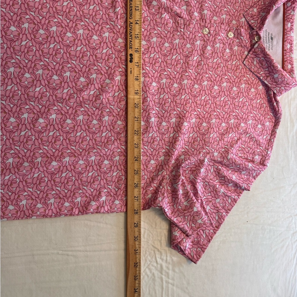 EUC Vineyard Vines Pink Floral-Print Polo XXL - Picture 6 of 7
